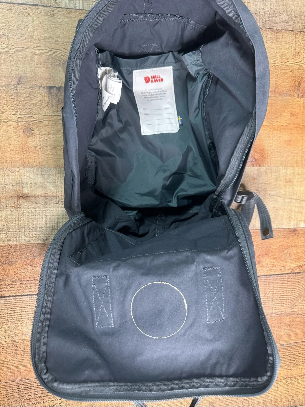 Fjallraven Kanken Classic Backpack Blue Gray Bag 23510 Everyday Preppy Storage